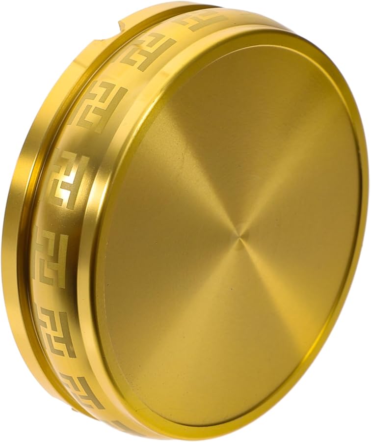 صينية سجائر معدنية مستديرة كلاسيكية بتصميم مدمج للمكتب وحواف ناعمة للمنزل والمكتب - Image 1